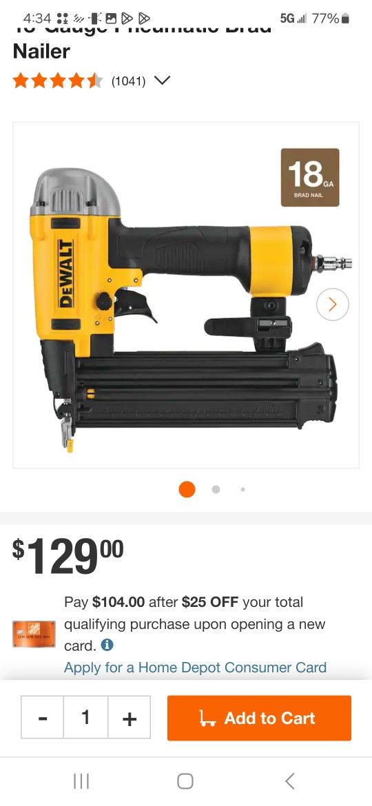 Dewalt Nail Gun