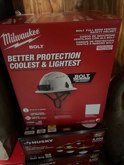 Milwaukee BOLT Full Brim Vented Safety Helmet
