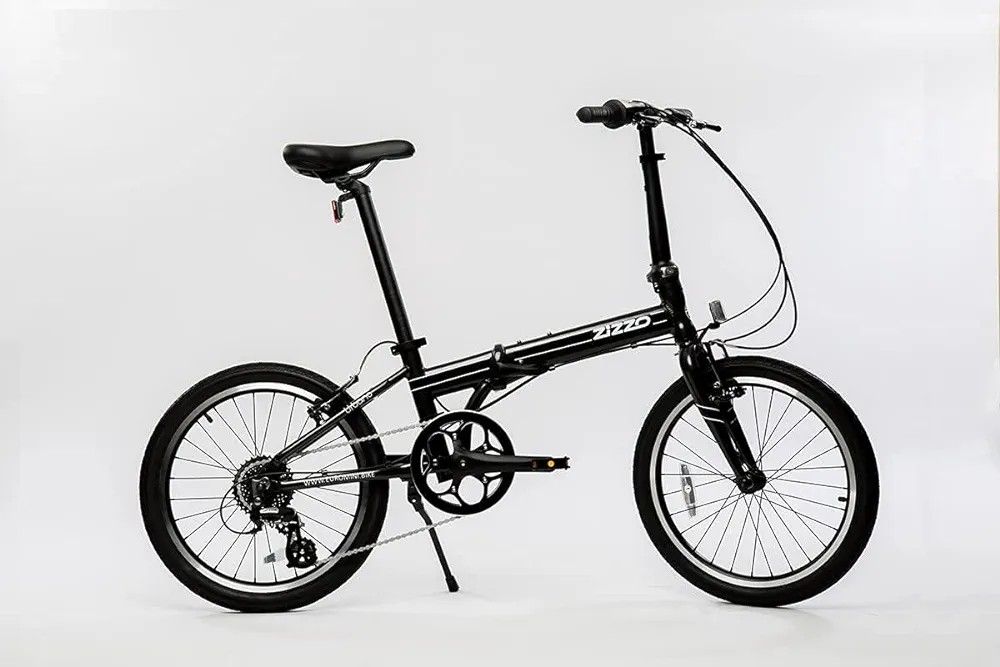 ZiZZO Urbano 8-Speed Aluminum 20" Folding Bike - Gray