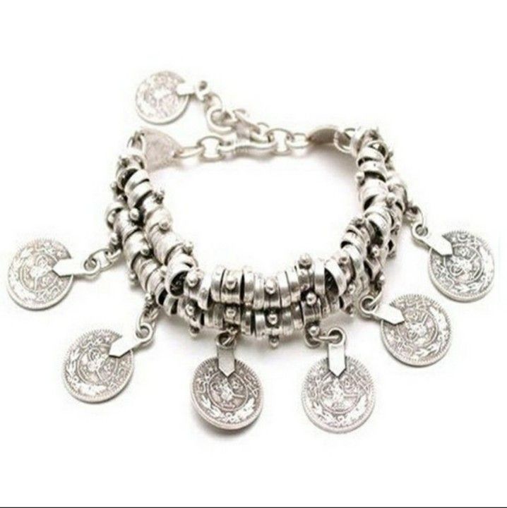 Bohemian Coin Bracelet Cuff Anklet