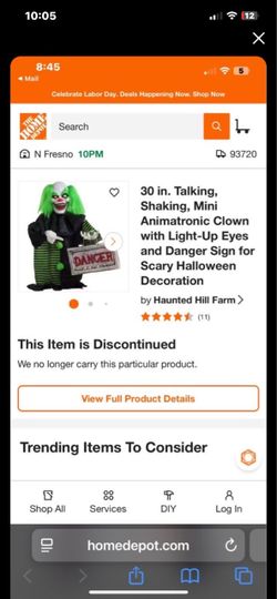 Halloween Scary Clown Prop Decoration