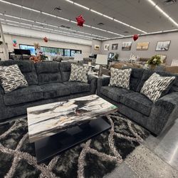 2 PC SOFA AND LOVESEAT 