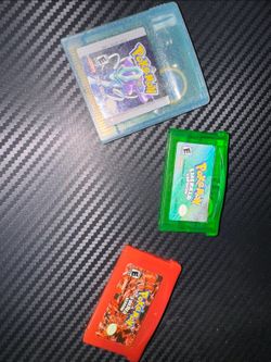 Pokemon Games (fire red , emerald, crystal)