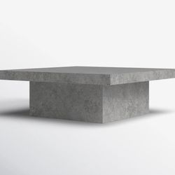 Coffee Table Faux Stone (read Description) Free