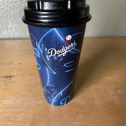 🔥 LA Dodgers Travel Coffee Cup — Perfect for Fans on the Go! ⚾☕