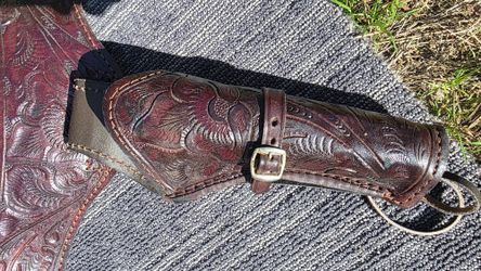 Leather Waist Gun Holster