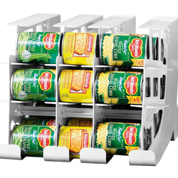 Can tracker Set Of 2 Can Shelf food storage