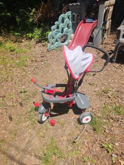 Prices firm.. children's red flyer push trache
