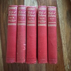 Works of shakespeare 5 Books