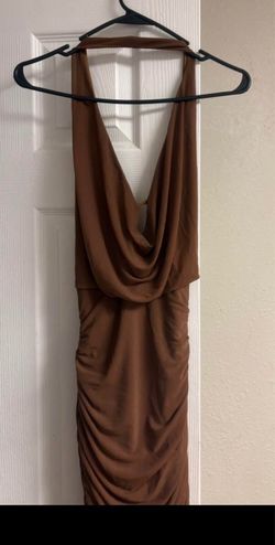 Short brown dress