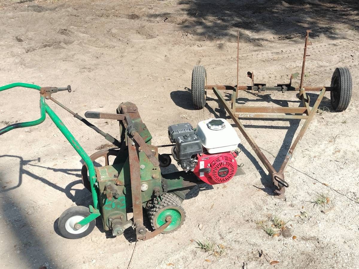 Ryan JR Junior Sod Cutter - Newer Honda Engine - Transport Trailer