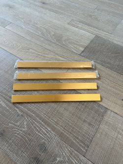 4 New cabinet hardware gold