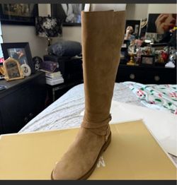 Michael Kors Tall Suede Riding Boot