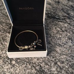Pandora Bracelet With Five Charms