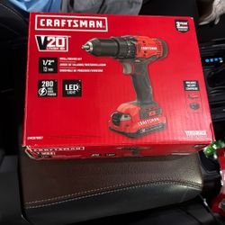 Brand new Craftsman V20 Cordless Drill Kit