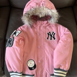 Girls Yankees Bomber Jacket 5Y