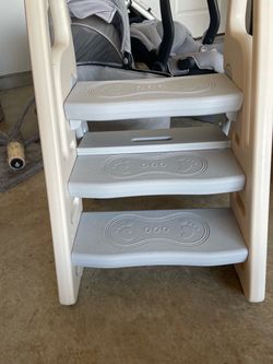 Kids Toddler Step Stool for Sink – 3 Step with Safety Rails