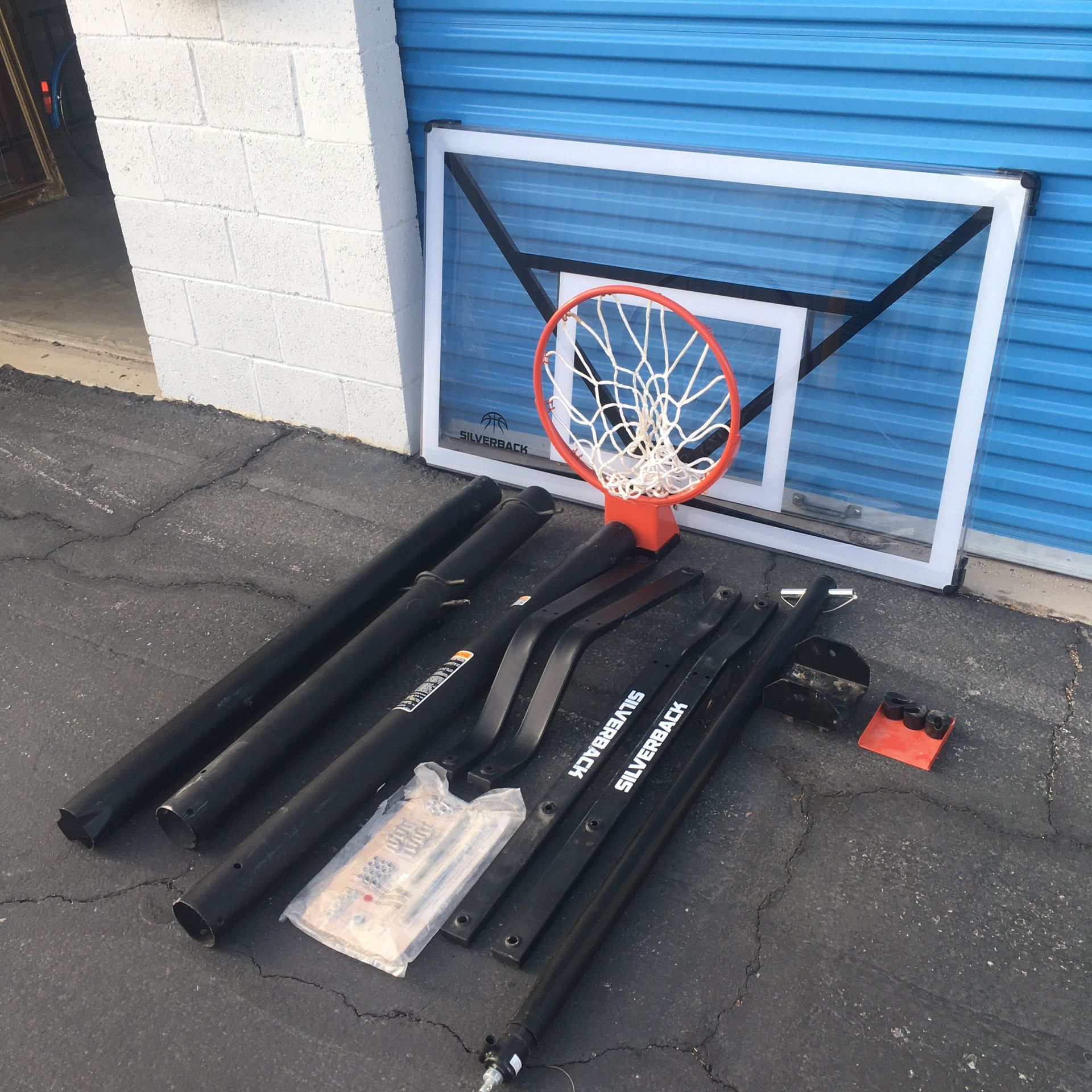 Silverback SBX 54 inch in ground basketball hoop