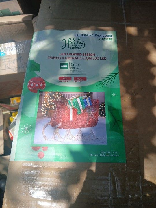 Led Lilighted Sleigh