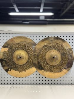 MEINL BYZANCE 14'' DUAL HI-HAT CYMBALS USED