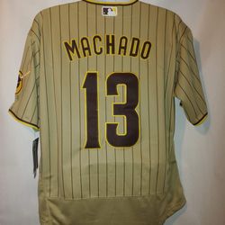 New Men's Padres Machado Tan Jerseys Stitched