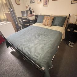 FULL SIZE BED AND ARMORIE