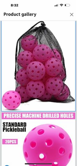 Magicorange Pickleball Balls,USAPA Approved 40 Holes Outdoor Pickleballs 6/20 Pack with Mesh Bag for All Paddles and Courts,Weather Resistant,High Ela