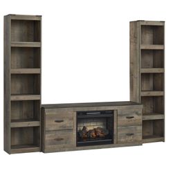 Electric Fireplace 3 Pc Entertainment Center 