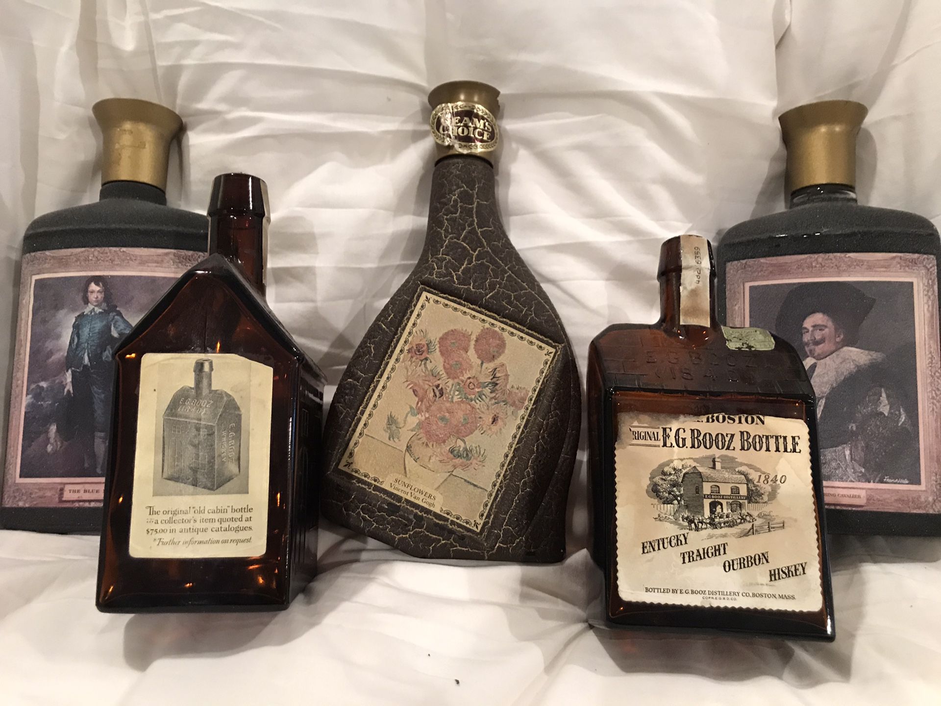Collectible liquor bottles