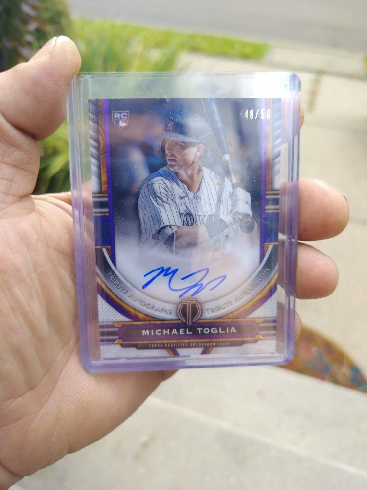 Michael Toglia Rookie Auto