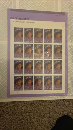 Dorothy Height Full Stamp Sheet