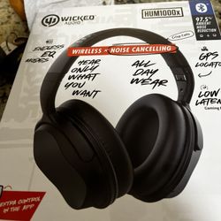 Wicked Hum 1000 Wireless Bluetooth Headphones