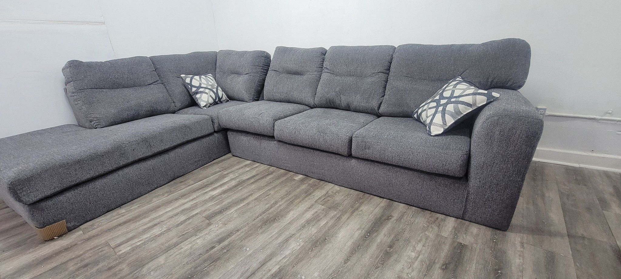 New Sectional Dark Grey For $899