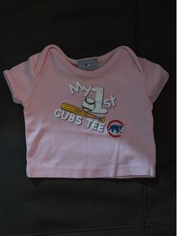 CUBS  3-6 MO Girls Tee