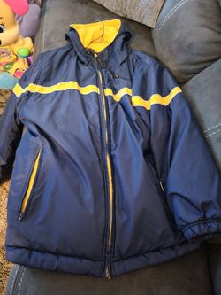 Reversible Nike Blue and Yellow Jacket