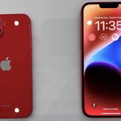 iPhone 14 RED, Flawless UNLOCKED 