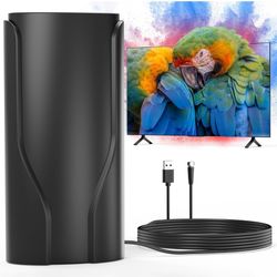 TV Antenna Indoor 2025, Antenna for Smart TV, Receive Stable and Large Number of Channels, Outdoor Antenna with Hooks, Digital Antenna for Smart tv In