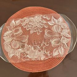 Beautiful crystal serving platter