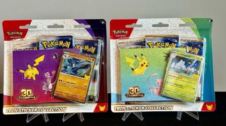 Pokemon TCG 30th Celebration Tech Sticker Collection Lucario Exeggutor
