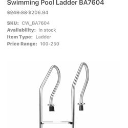 Pool Ladder