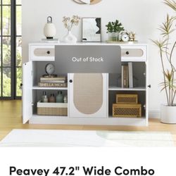 Peavy 47.2 Wide Dresser White 