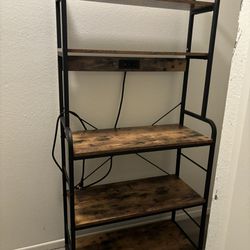 Kitchen Shelf Stand With Outlet 
