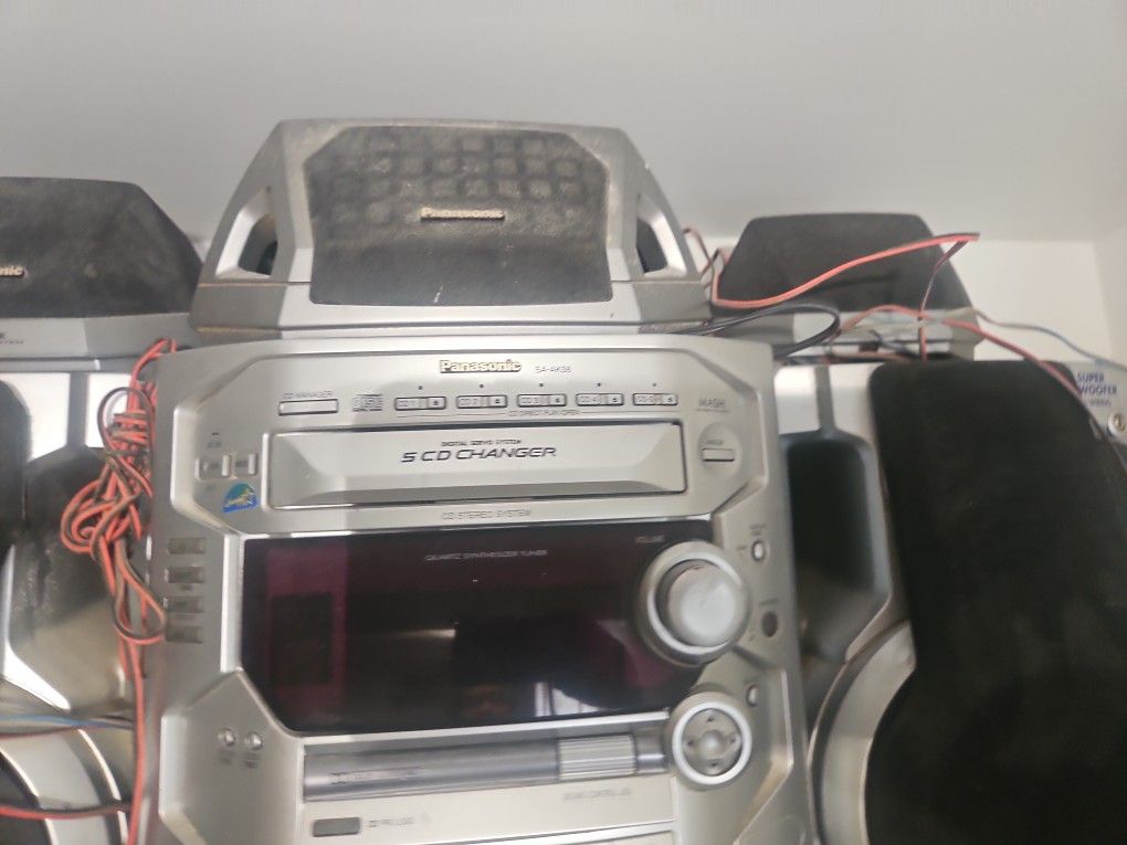Stereo Sonido Muy Claro Trabaja Muy Bien Panasonic. Cassette Cd