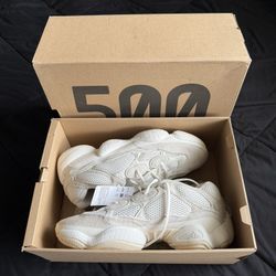 Adidas Yeezy 500 Bone White Trainers 