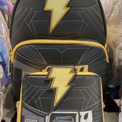 Lounge Fly Dc Comics Black Adam Backpack And Wallet
