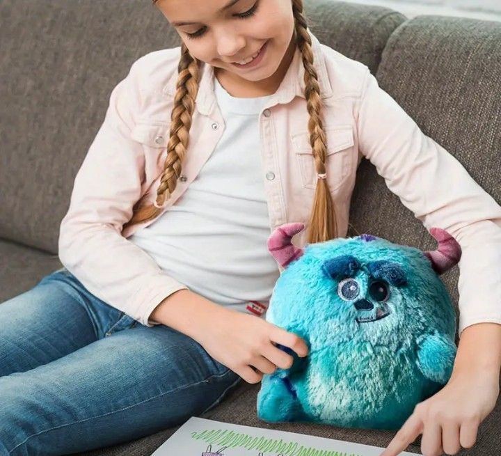 Sulley monsters inc plush toy doll blue Disney soft kids
NWOT