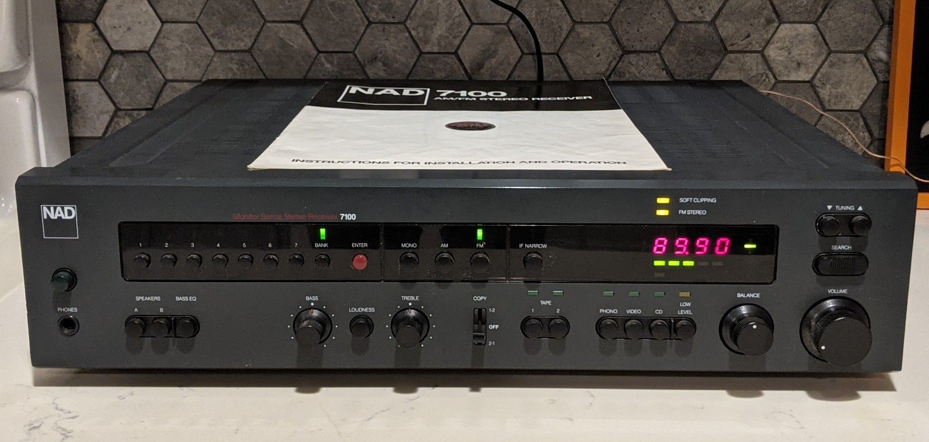 NAD 7100 Monitor Series Stereo Receiver