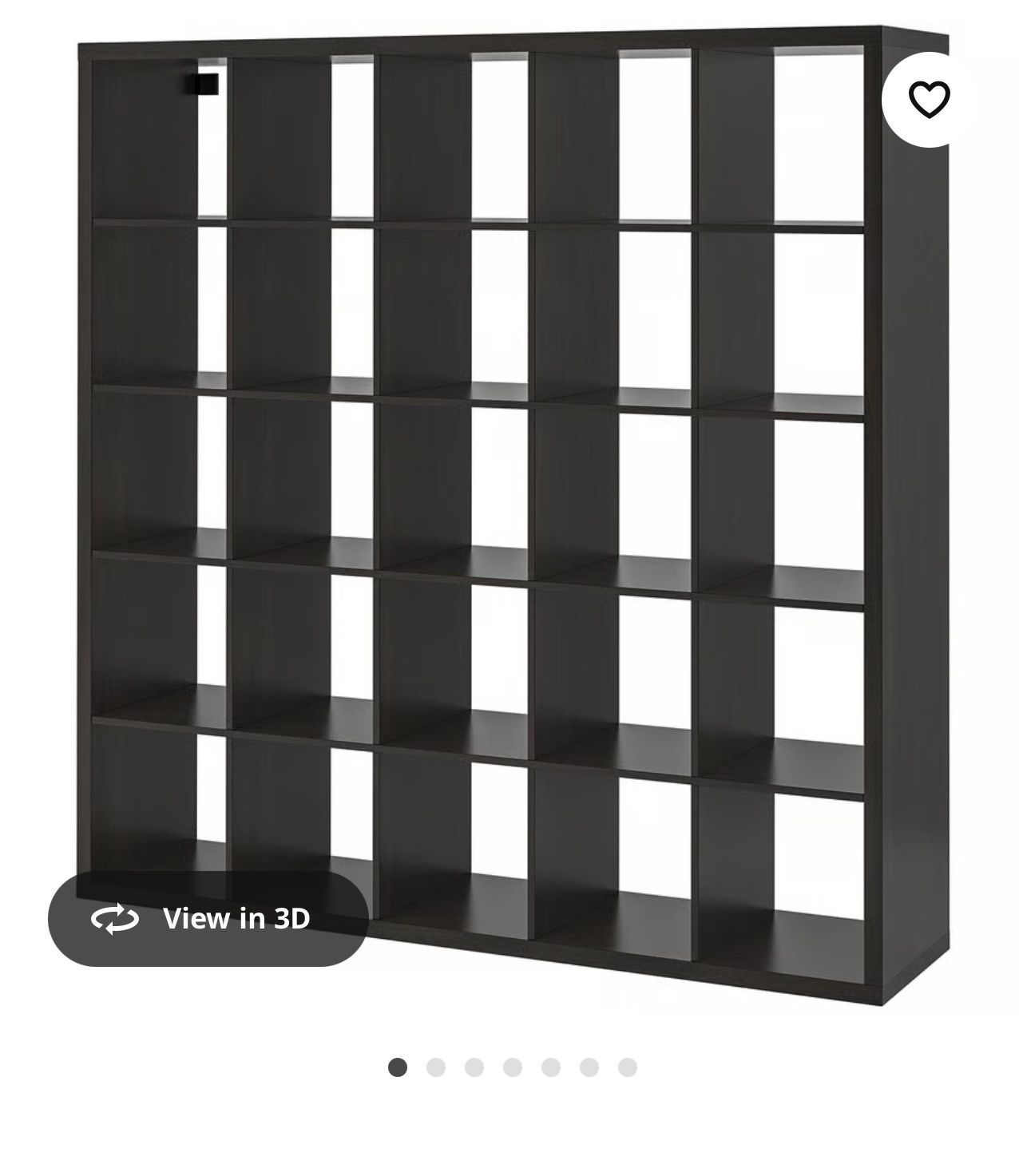 Black Shelving Unit Or bookshelf With Storage Bins Included