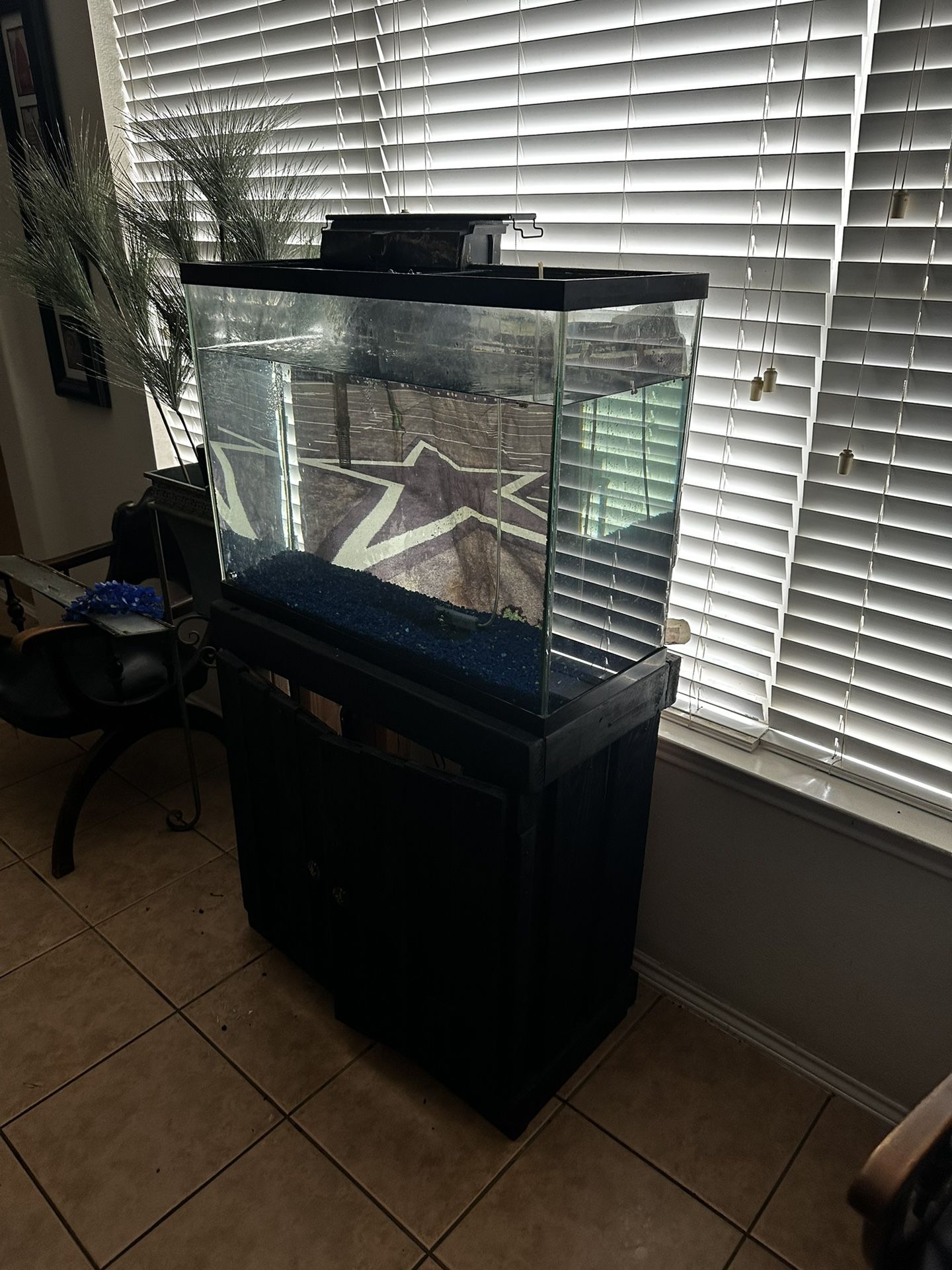 45 Gallon Aquarium / Home Made Stand&canopy