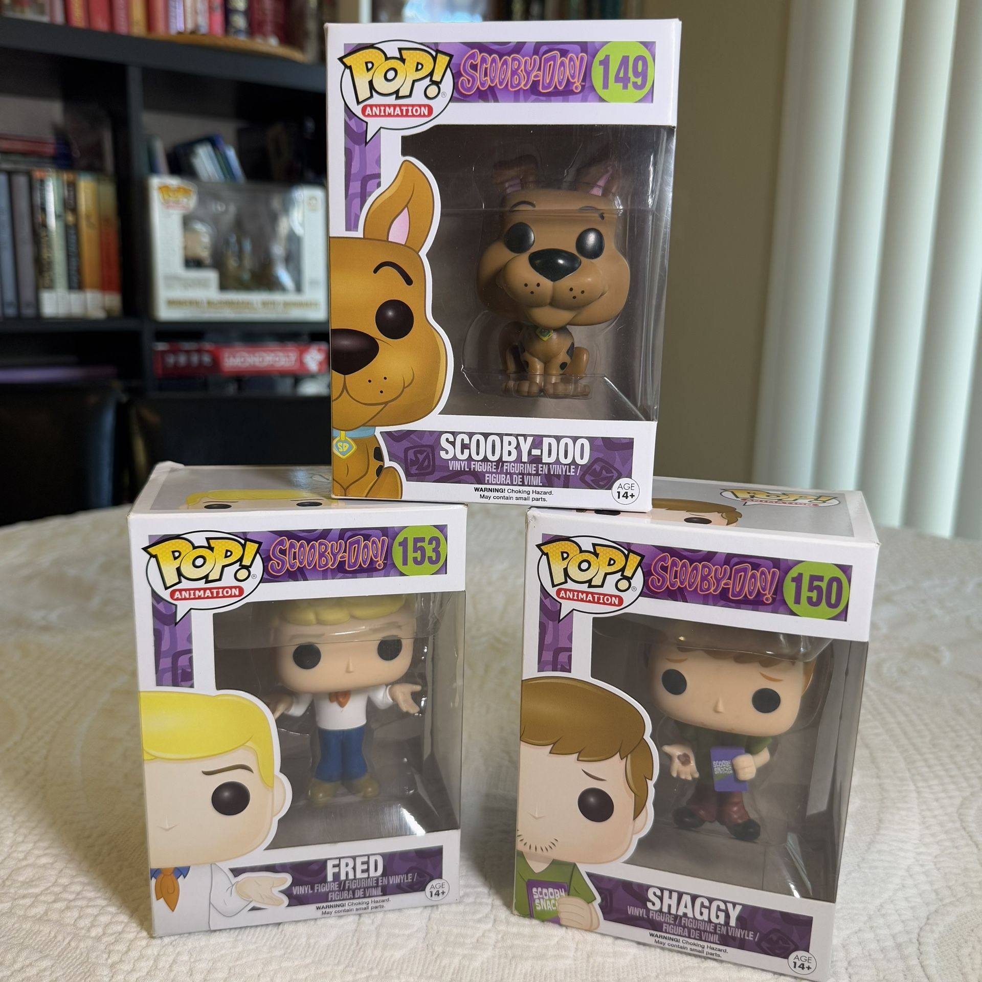 Scooby Doo Funko Lot Set Of Fred Shaggy